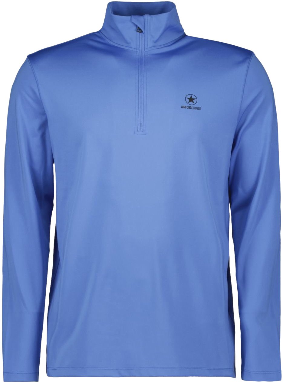 Airforce Sport Airforce  Basic Zip Pully Delft Blue/Black Blauw