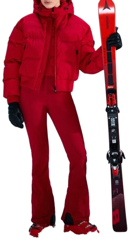 Airforce Sport Northstar Ski Bomber Jacket Red Divers