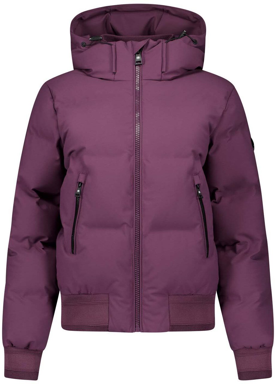 Airforce Sport Okemo Bomber Jacket Berry Wine Divers