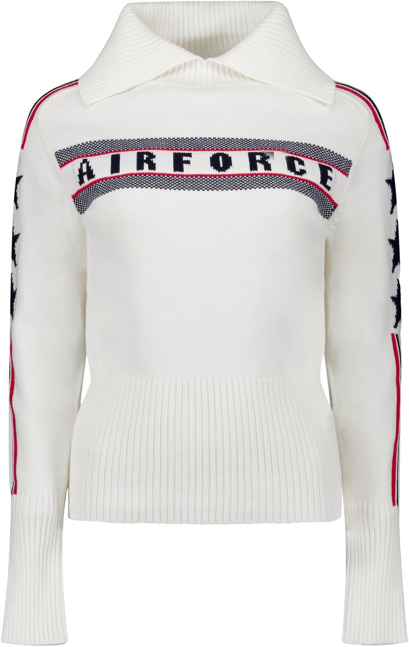 Airforce Sport Airforce Eldora Mountain Knit Women Sweater White Divers