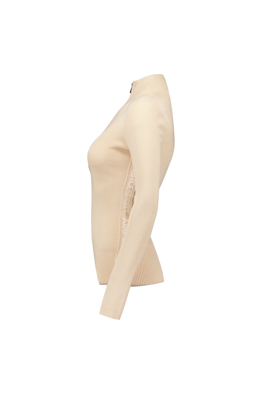 Airforce Sport Ruby Ribbed Pully Beige Mist Beige