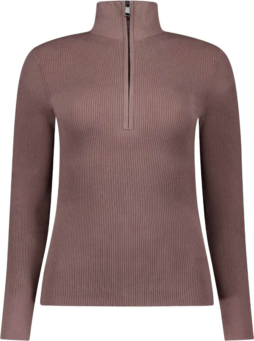 Airforce Sport Airforce Ruby Ribbed Lady Ski Pully Deep Taupe/White Divers