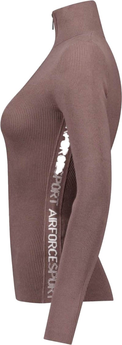 Airforce Sport Airforce Ruby Ribbed Lady Ski Pully Deep Taupe/White Divers