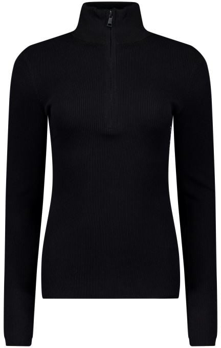 Airforce Ruby Ribbed Pully Zwart