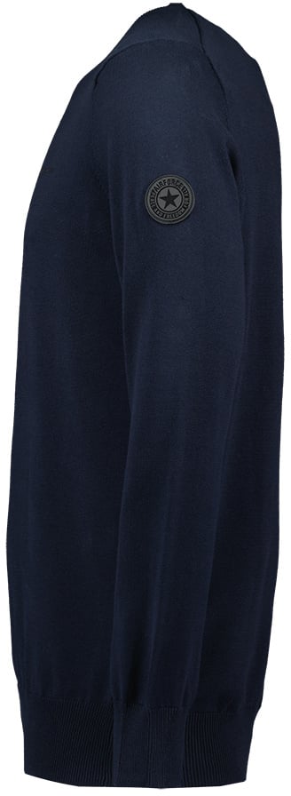 Airforce Knitwear Round Neck Dark Navy Blue Blauw