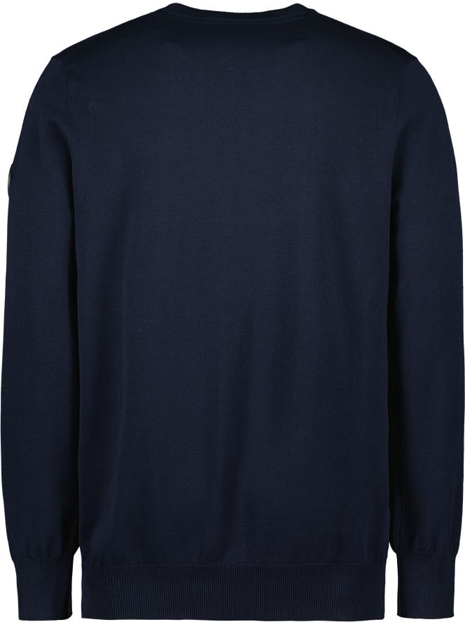 Airforce Knitwear Round Neck Dark Navy Blue Blauw
