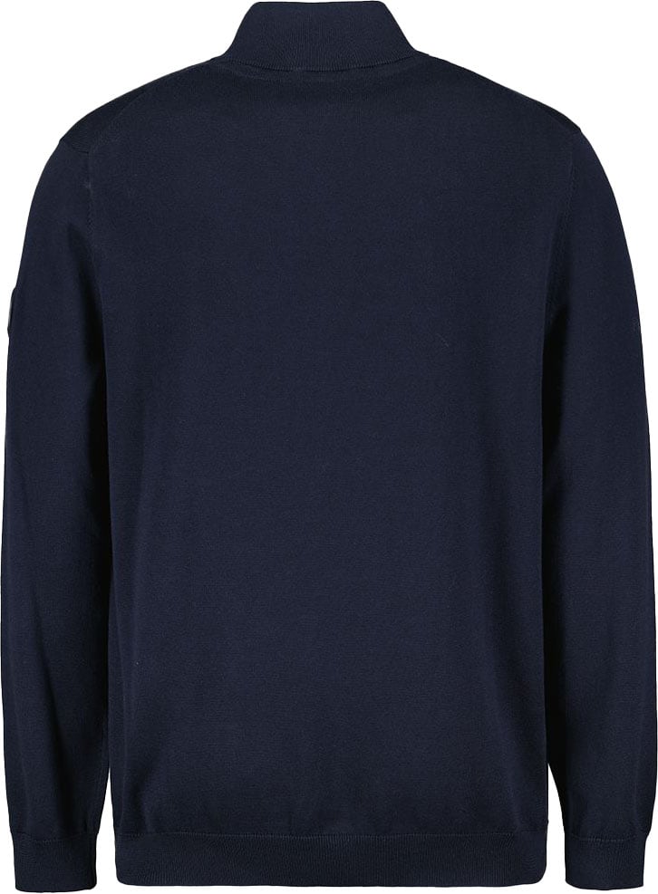 Airforce Knitwear Quarter Zip Blauw