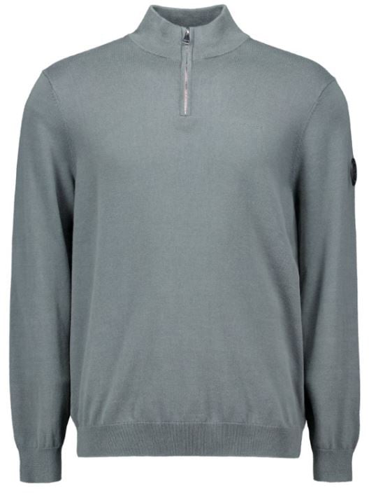 Airforce Knitwear Quarter Zip Groen