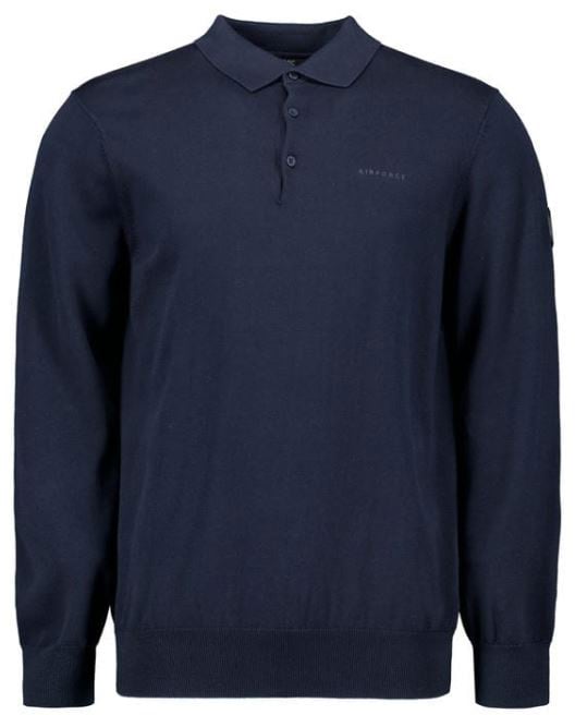 Airforce Knitwear Longsleeve Blauw