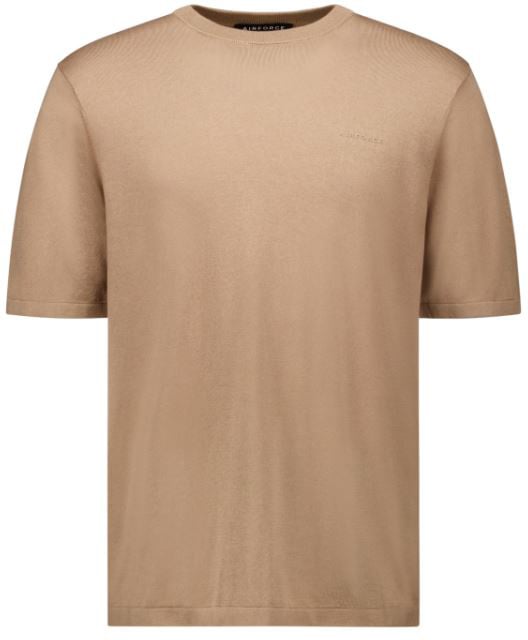 Airforce Knitted T-shirt Beige