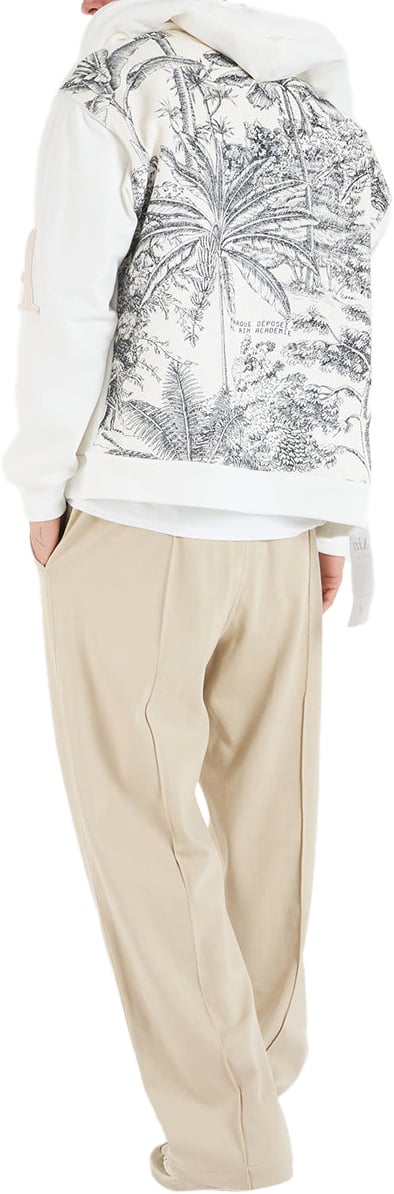 AL Ain Hoodie with zipper 'Samira' Wit