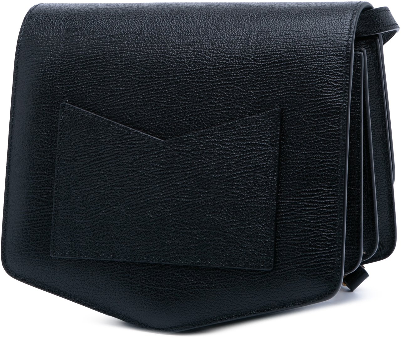 Alaïa Medium Textured Calfskin Le Papa Crossbody Zwart
