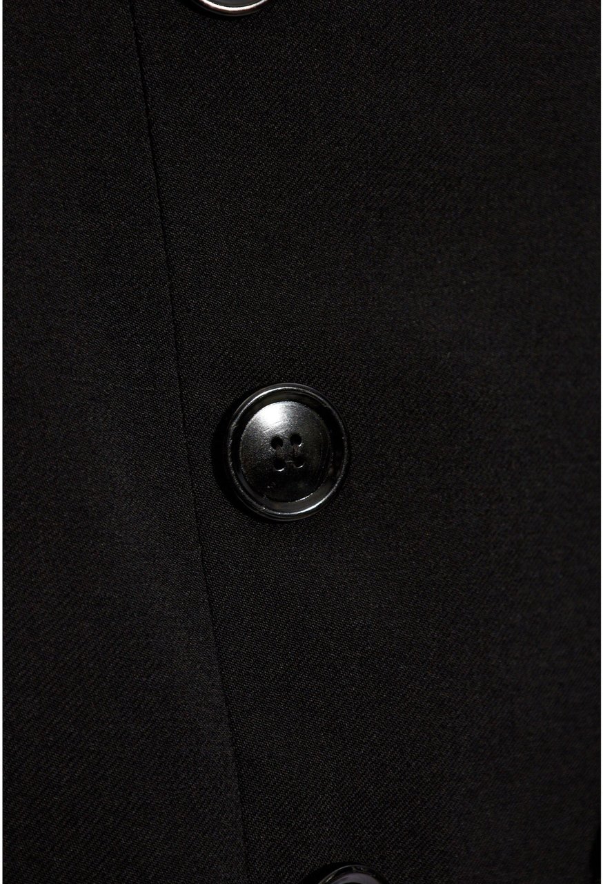 Alaïa Alaia Wool Pencil Skirt Zwart