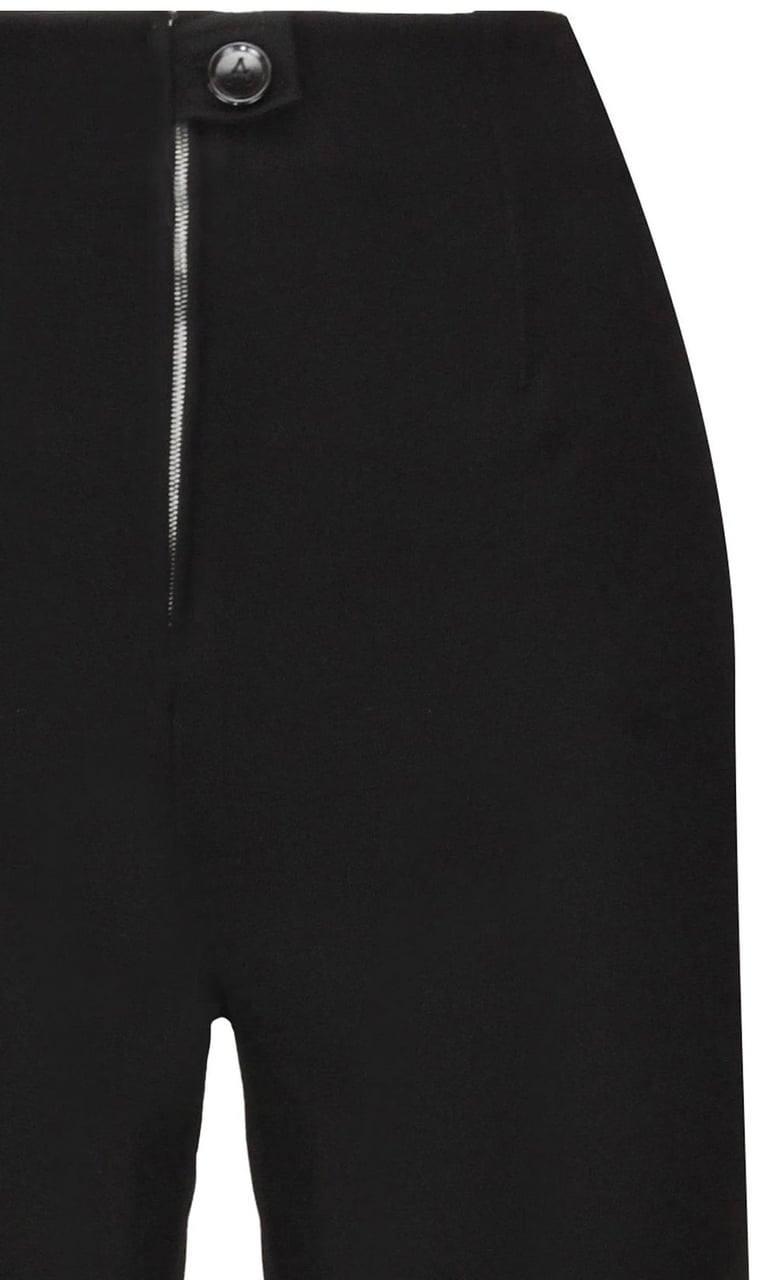 Alaïa Alaia Blend Wool Leggins Zwart