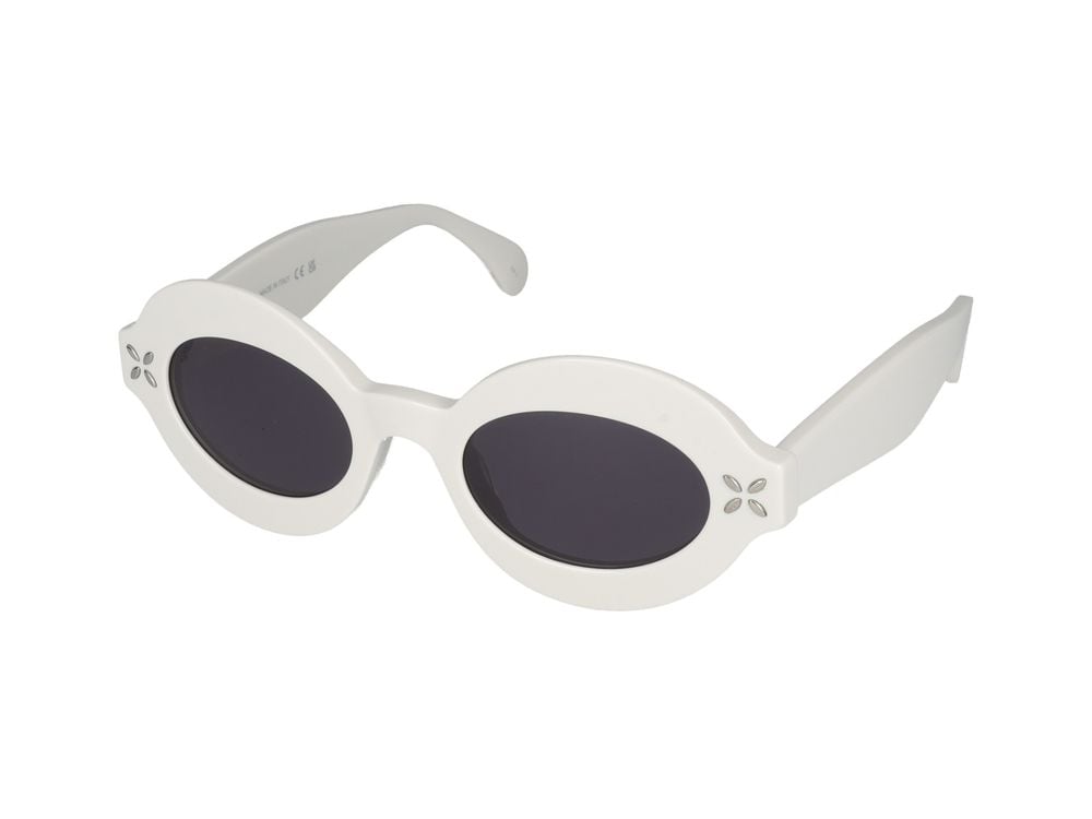 Alaïa Sunglasses Azzedine Alaia AA0059S 002 ivory ivory grey 49/22/140 Wit