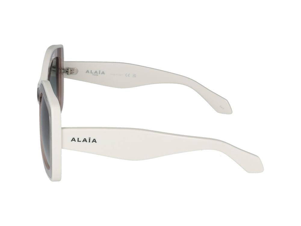 Alaïa Nude Oversized Square Frame Sunglasses Grijs