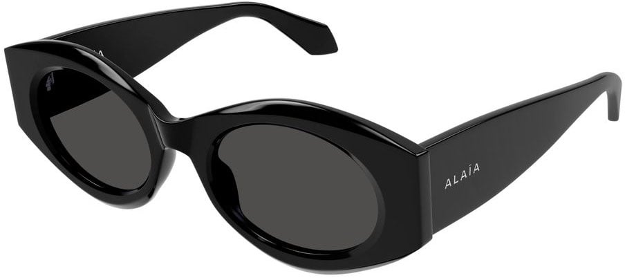 Alaïa Sunglasses Azzedine Alaia AA0080S 001 black black grey 52/21/140 Zwart