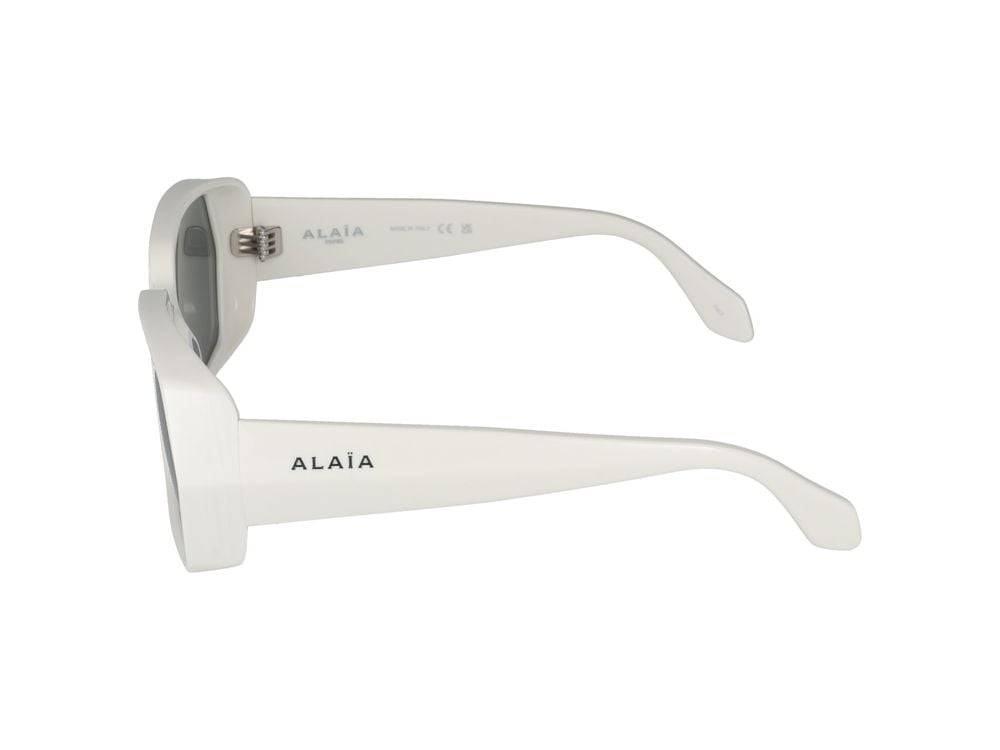 Alaïa Sunglasses Azzedine Alaia AA0082S 002 white white grey 60/16/135 Grijs