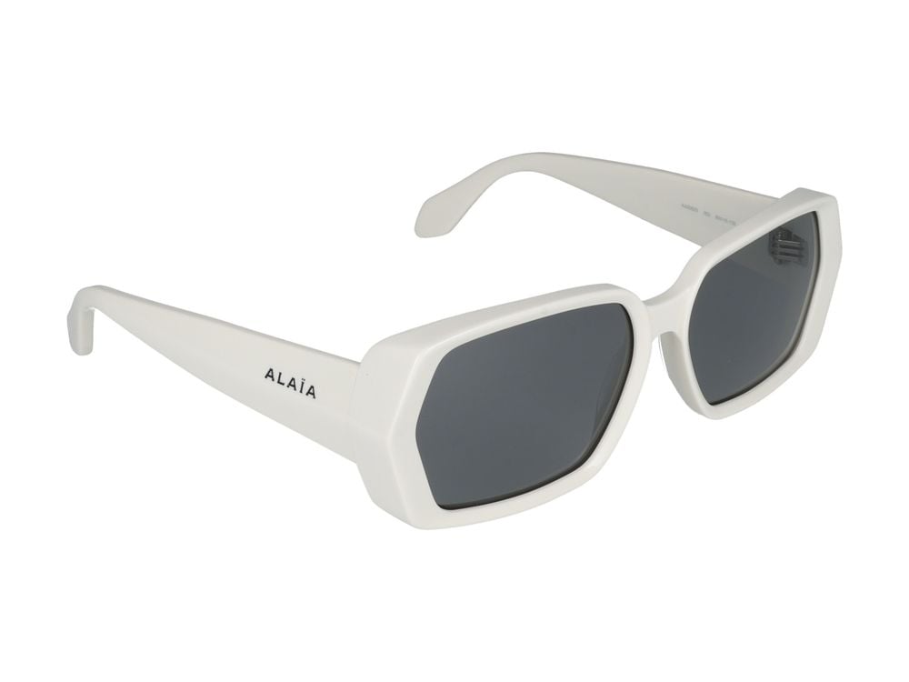Alaïa Sunglasses Azzedine Alaia AA0082S 002 white white grey 60/16/135 Grijs