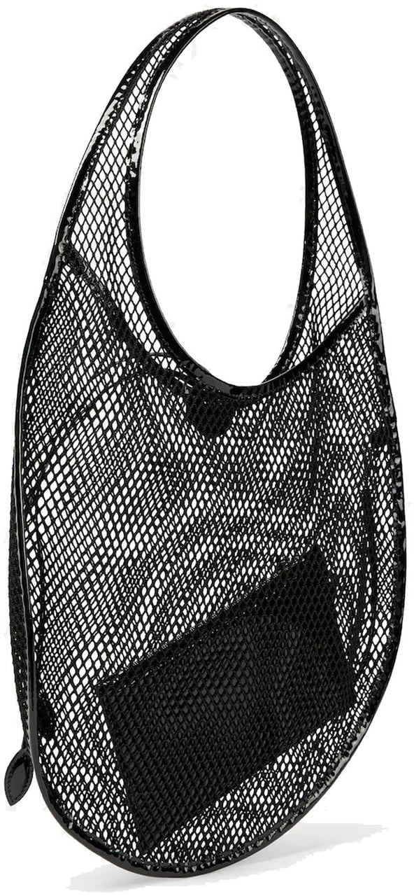 Alaïa Alaïa One Piece Medium Mesh Tote Bag Zwart