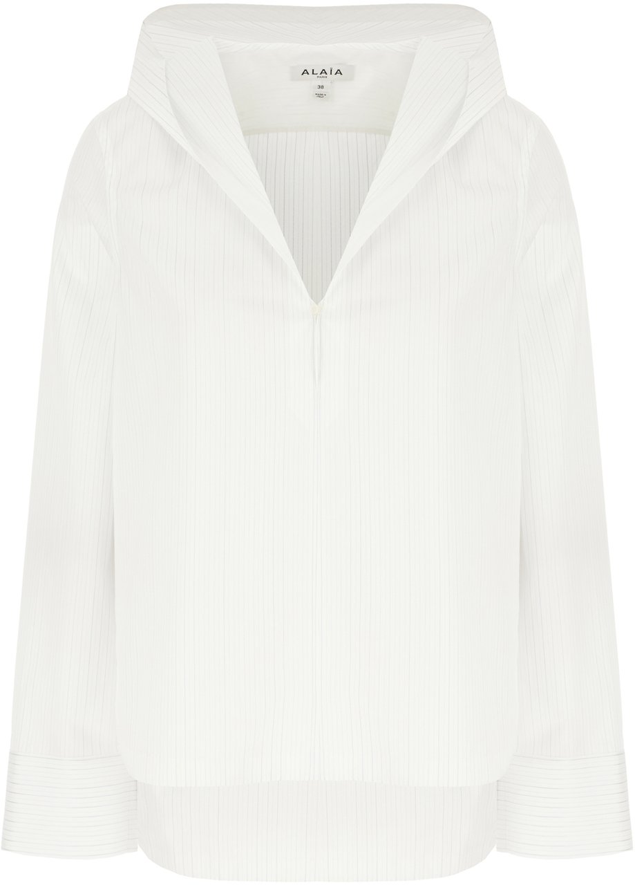 Alaïa Alaia Printed popeline shirt Divers