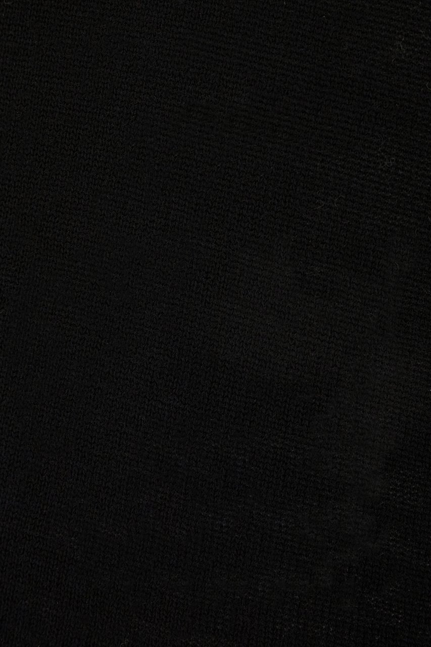 Alaïa Alaia Black stretch wool blend top Zwart