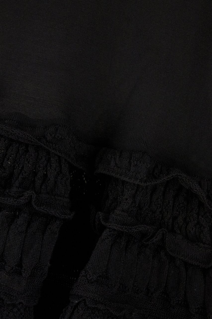 Alaïa Alaia Black wool top Zwart