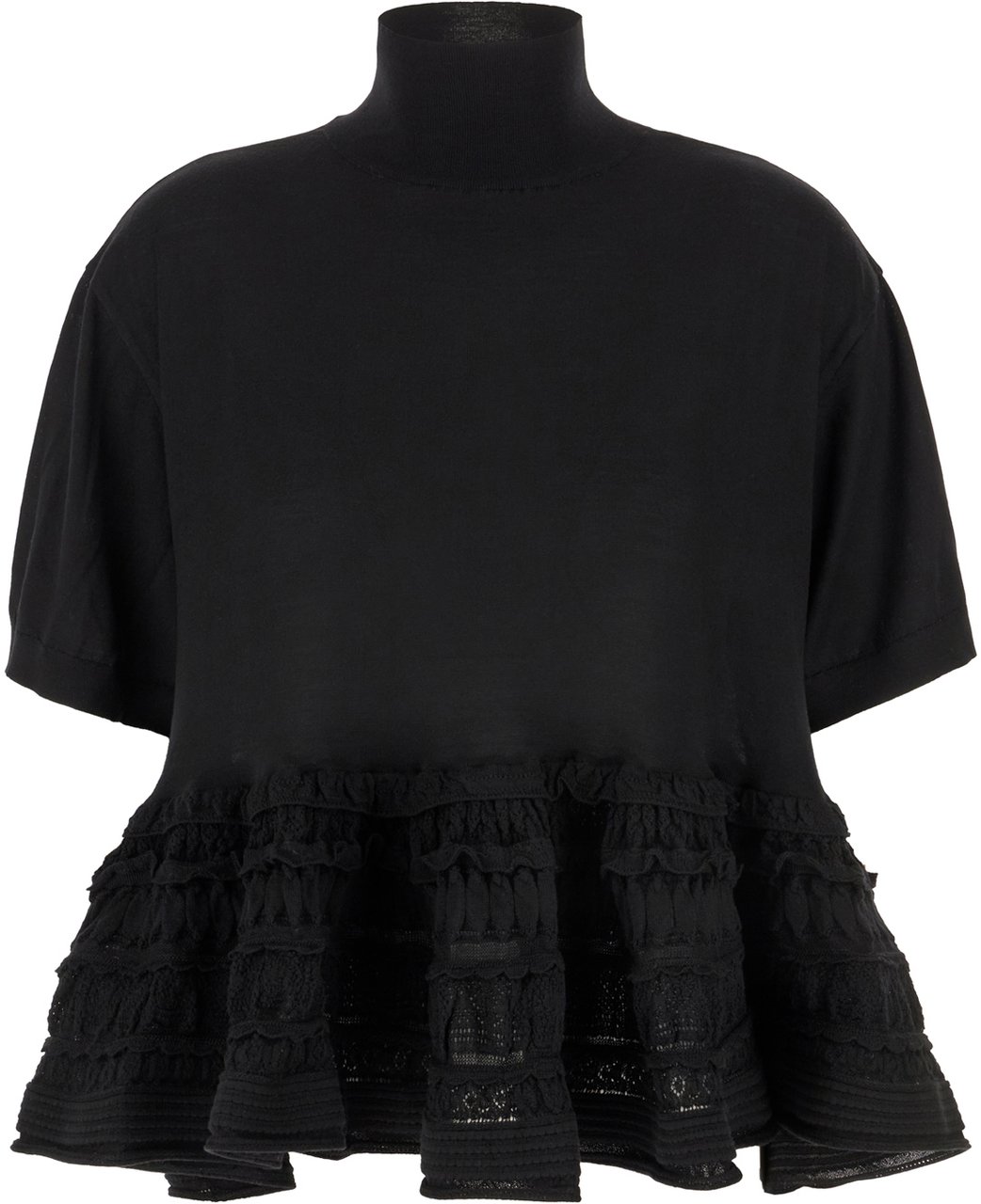 Alaïa Alaia Black wool top Zwart