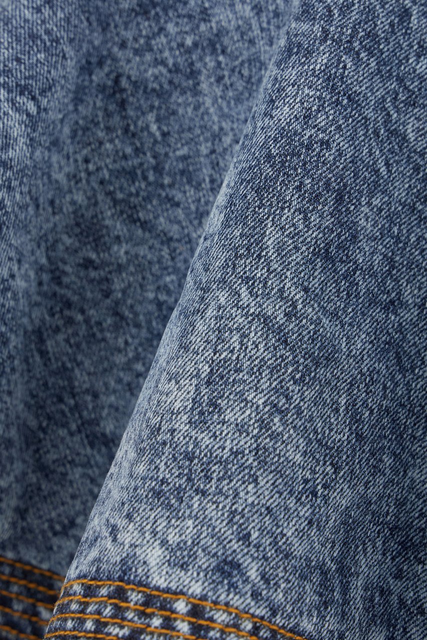 Alaïa Alaia Denim top Blauw
