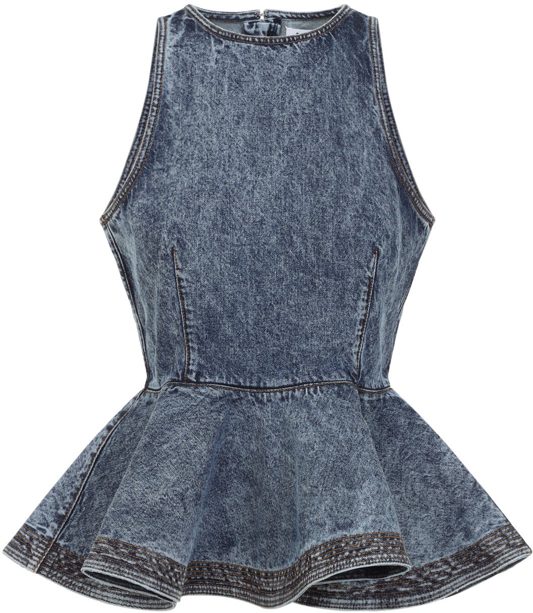 Alaïa AlaïA Peplum Top Divers