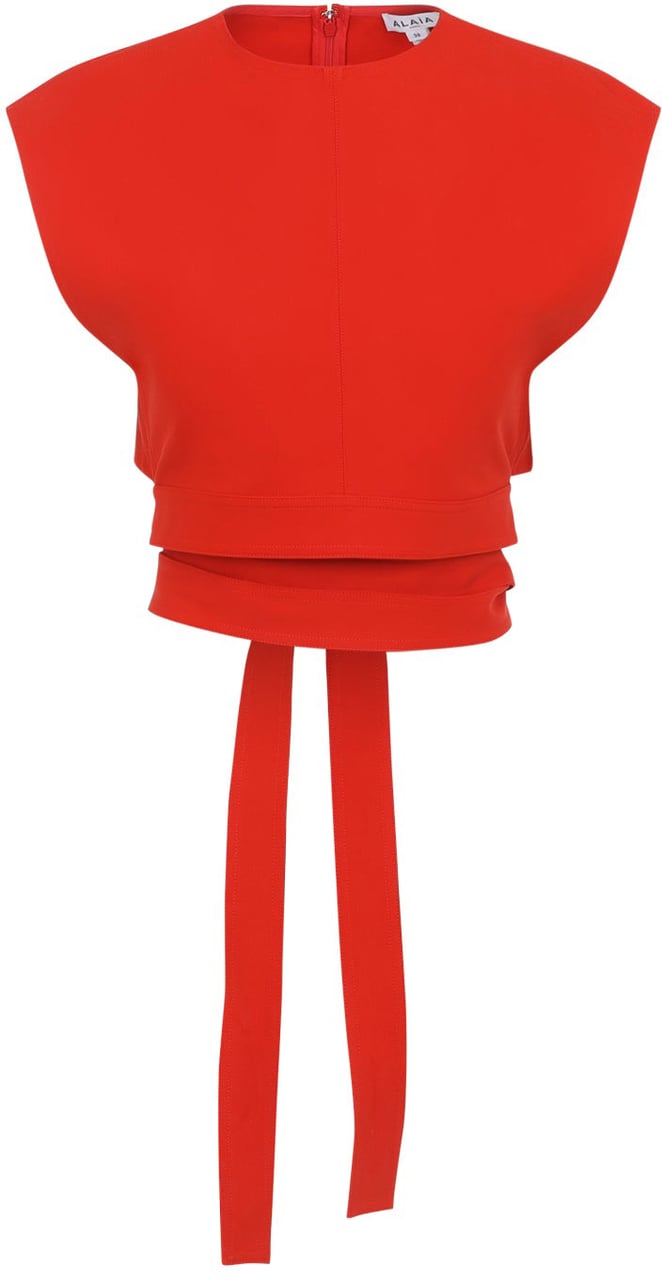 Alaïa AlaïA Belted Top Divers
