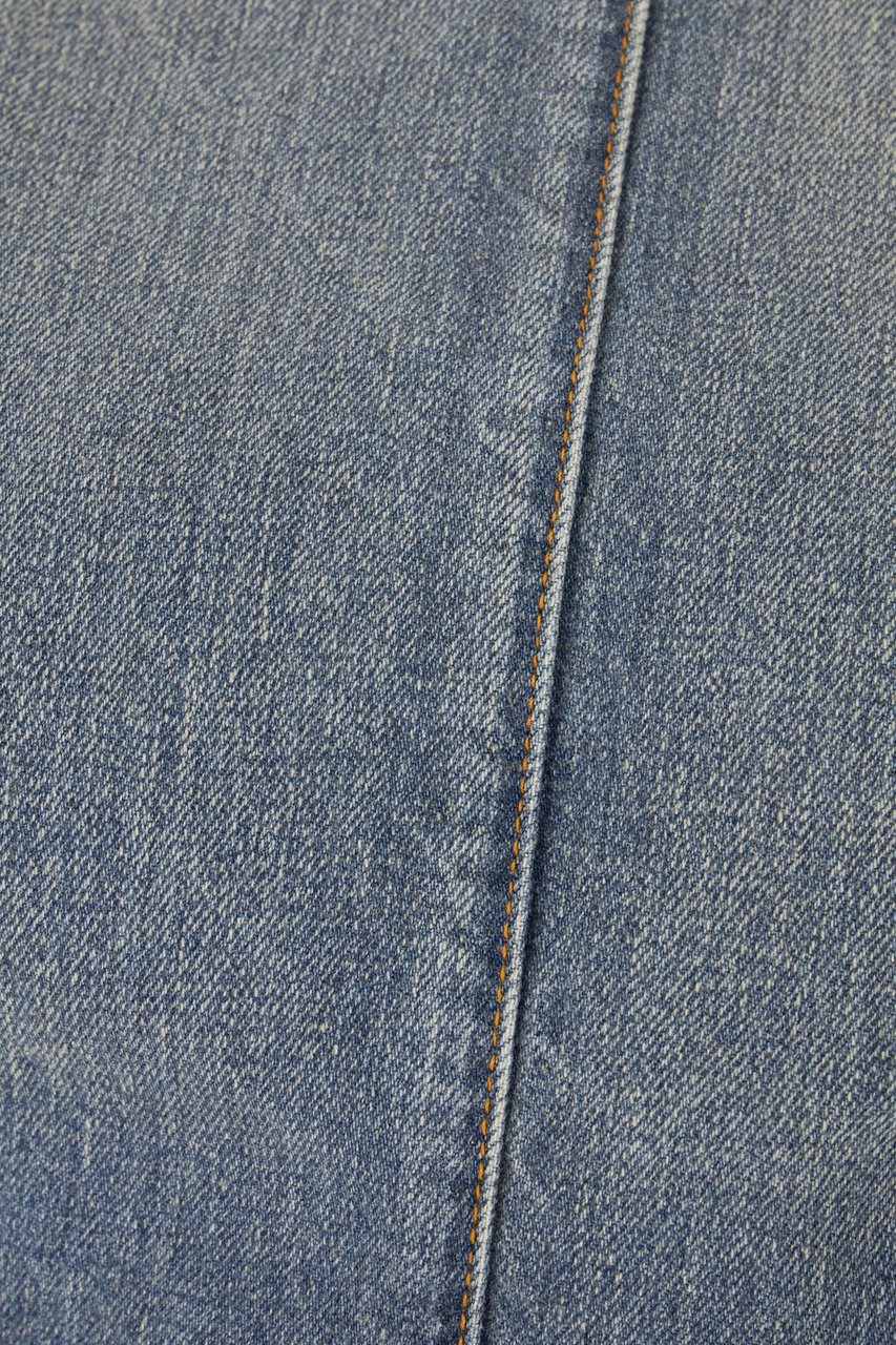 Alaïa Alaia Denim top Blauw