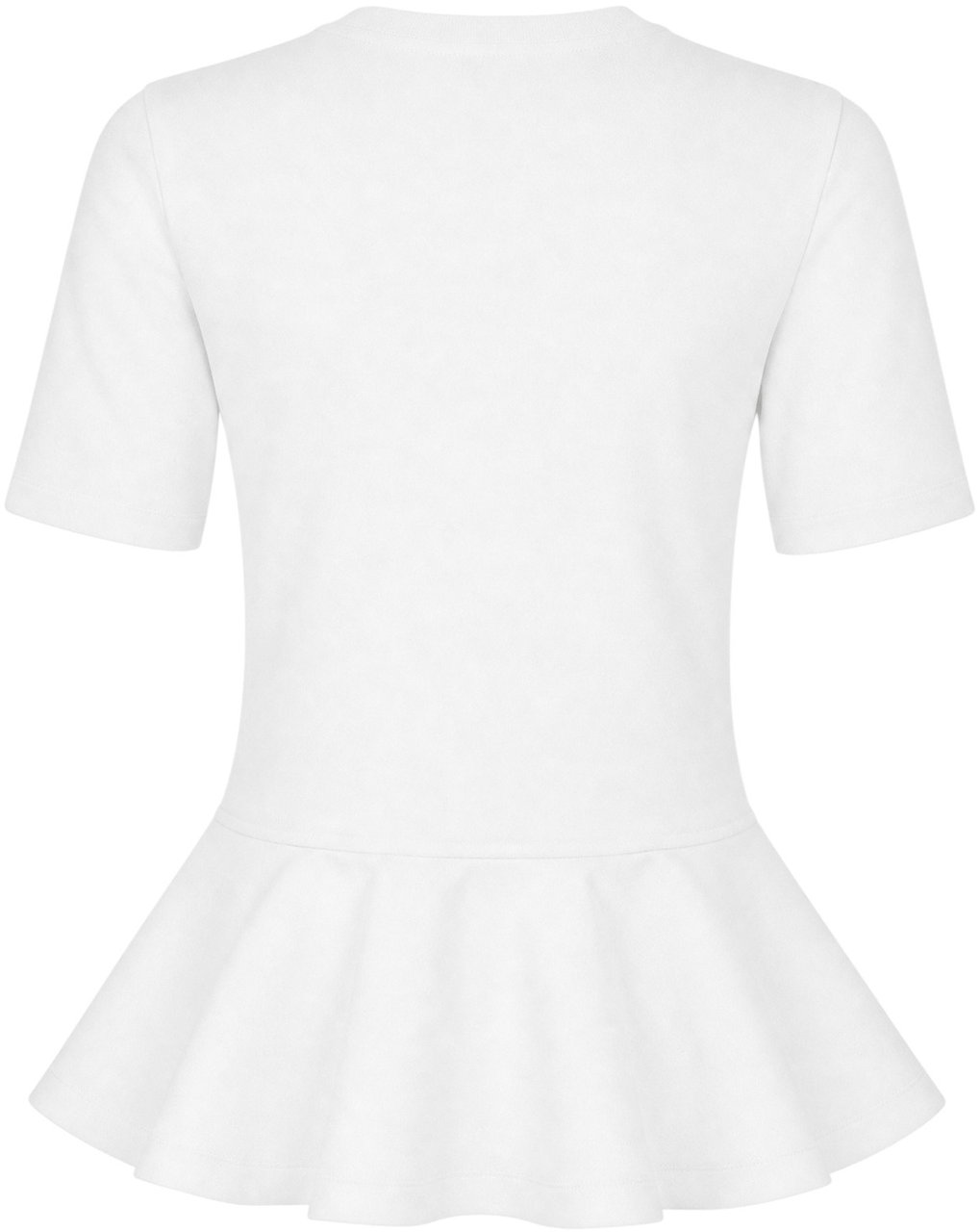 Alaïa Alaia White cotton t-shirt Wit