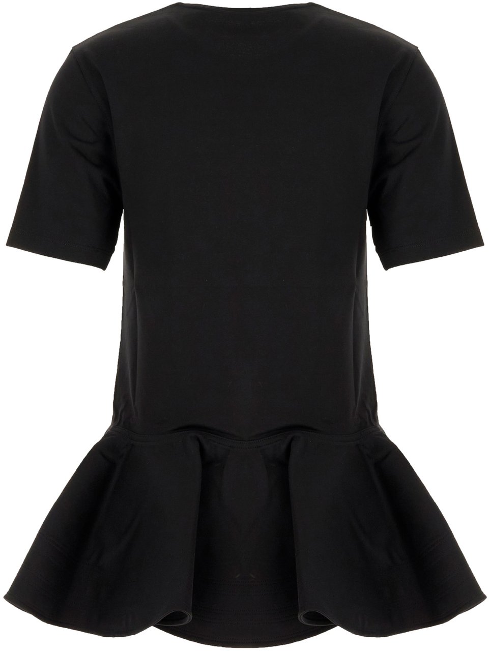 Alaïa Alaia Black cotton t-shirt Zwart