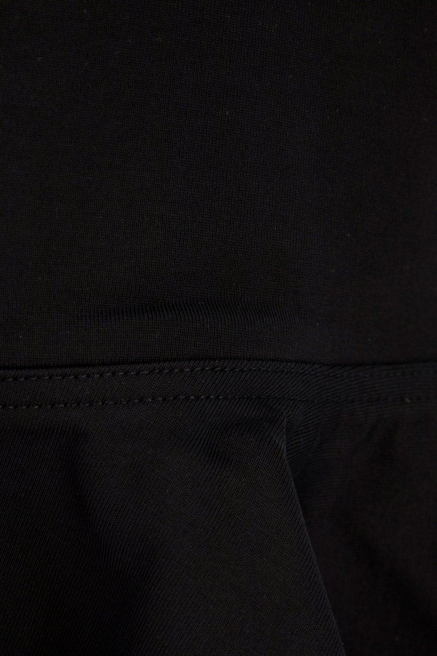 Alaïa Alaia Black cotton t-shirt Zwart