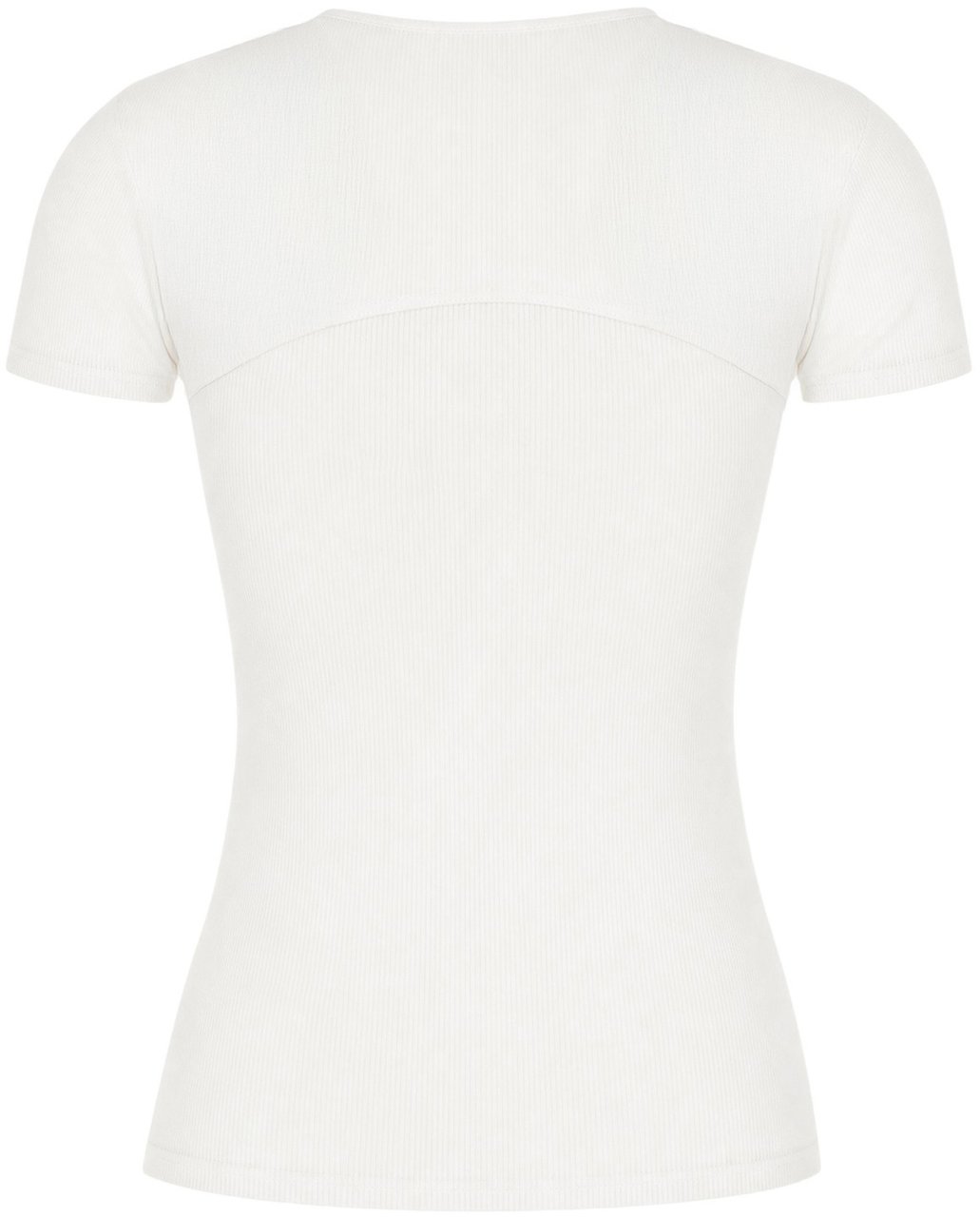 Alaïa Alaia White cotton blend t-shirt Wit