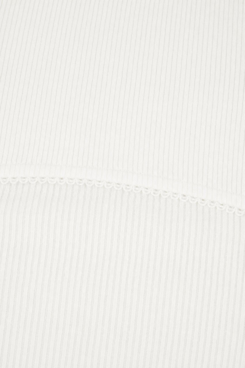 Alaïa Alaia White cotton blend t-shirt Wit