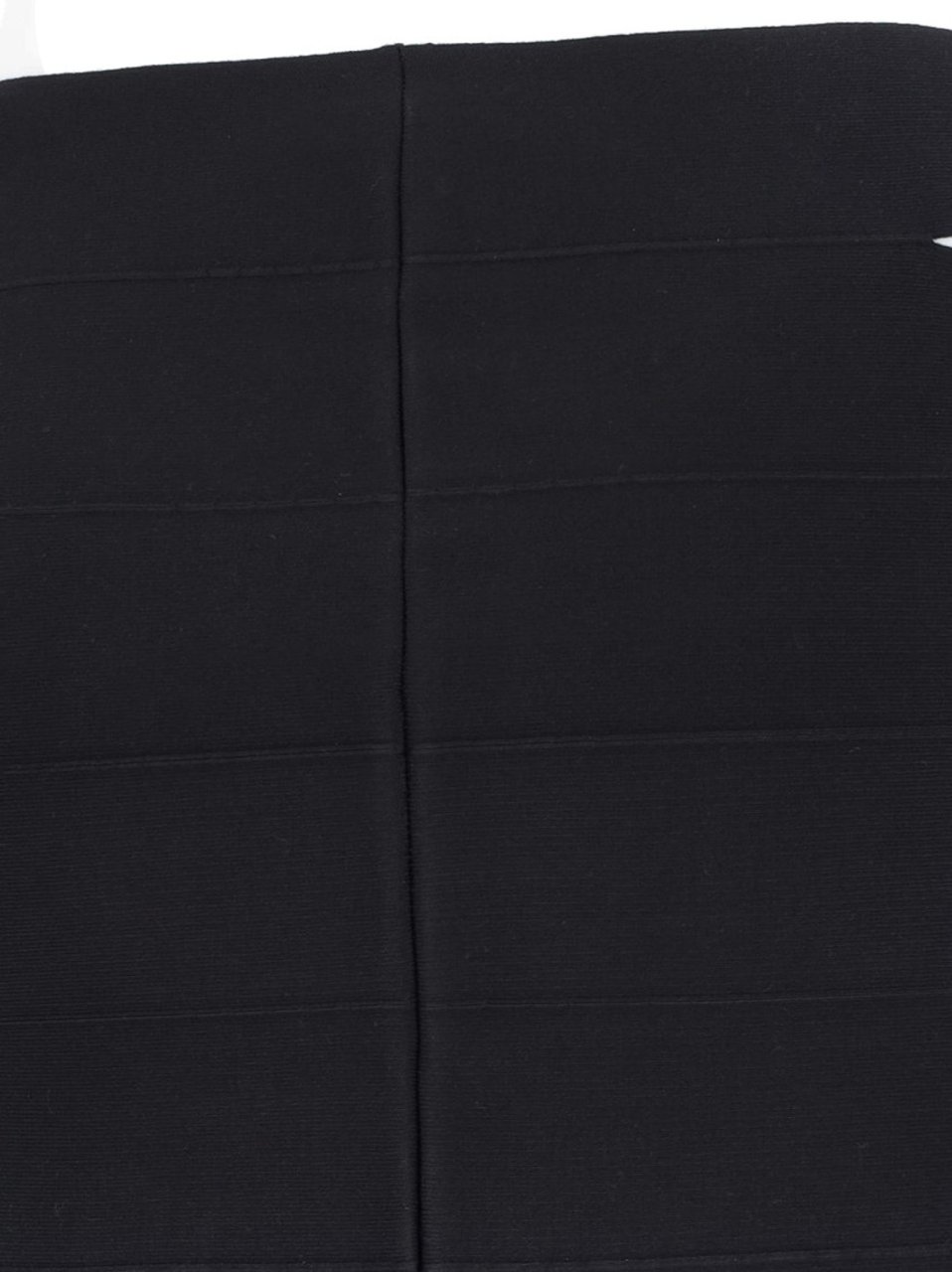 Alaïa Midi Pencil Skirt In Black Fabric Zwart