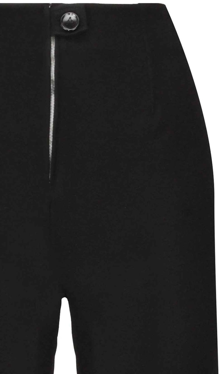 Alaïa Alaia Blend Wool Leggins Zwart