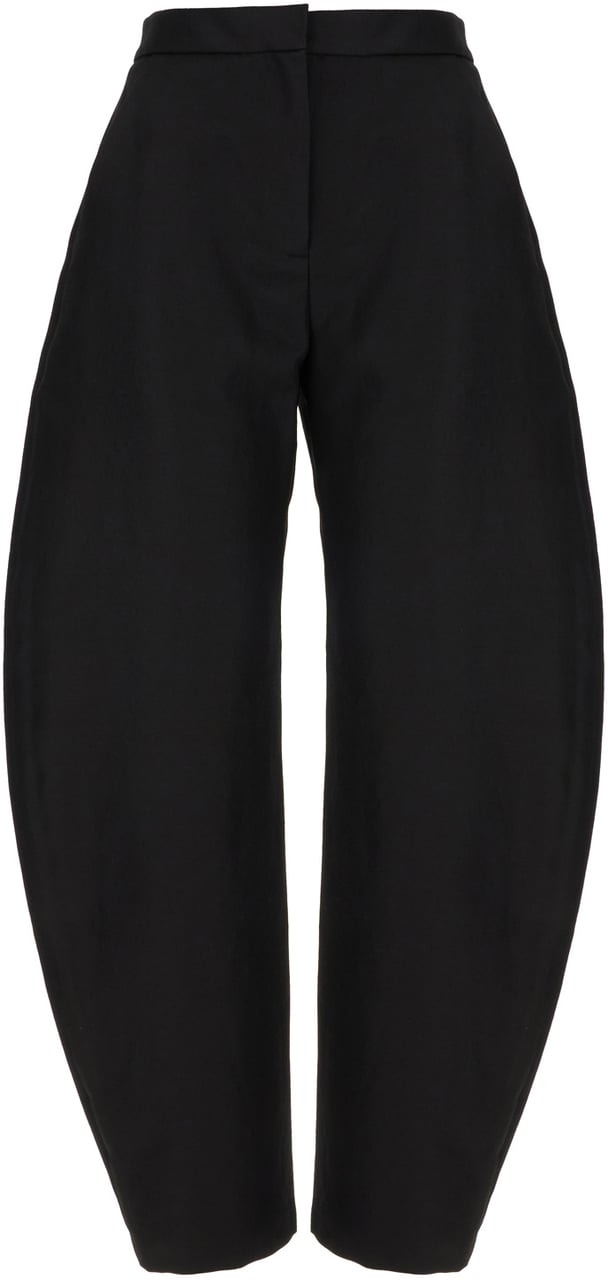 Alaïa Alaia Black wool blend pants Zwart