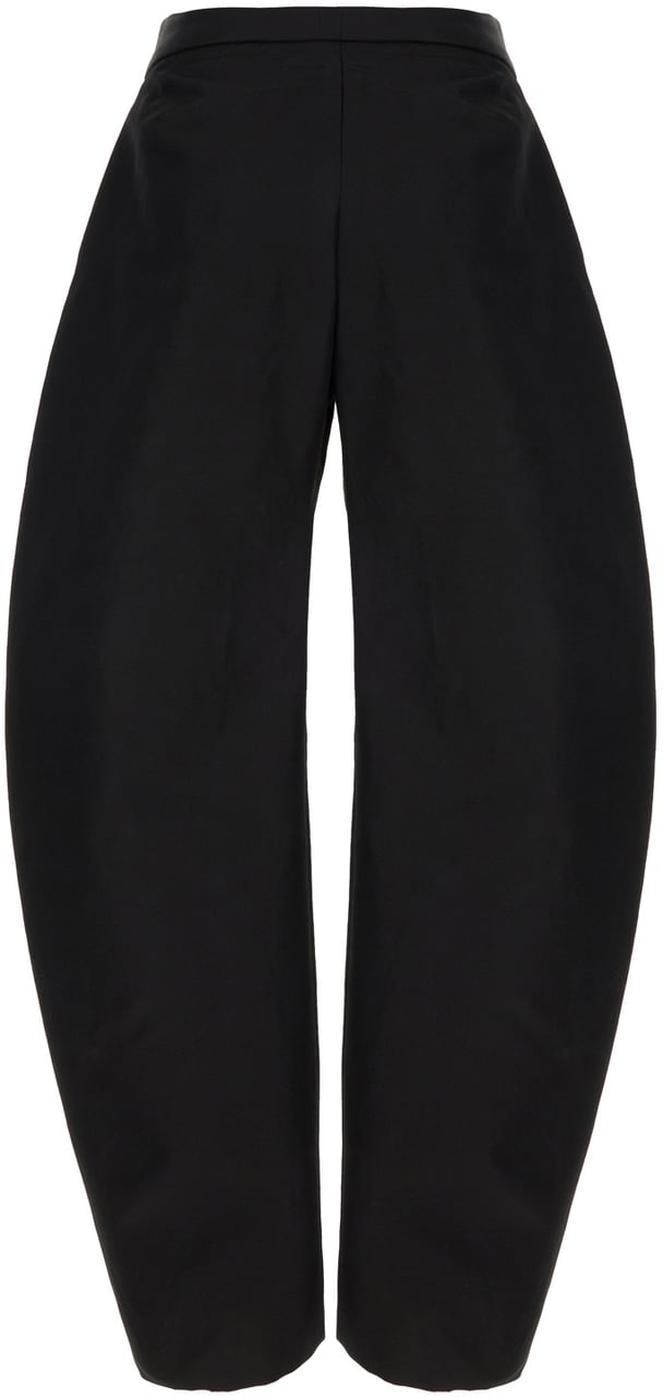 Alaïa Alaia Black wool blend pants Zwart