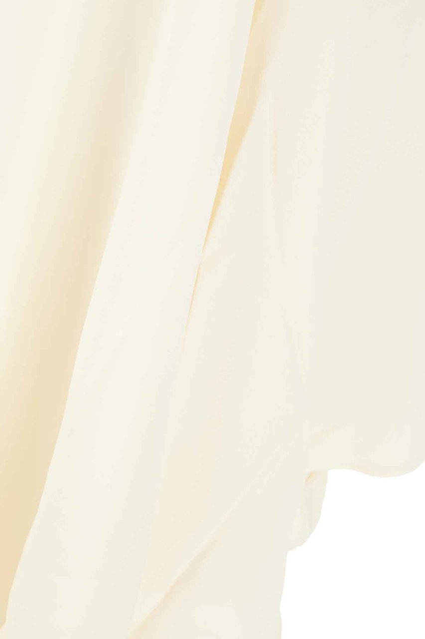 Alaïa Alaia Ivory viscose dress Neutraal
