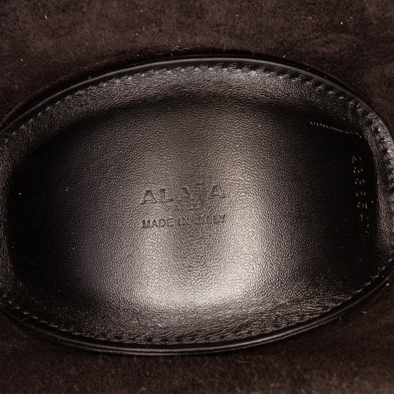 Alaïa Small Calfskin Khaima Bag Zwart