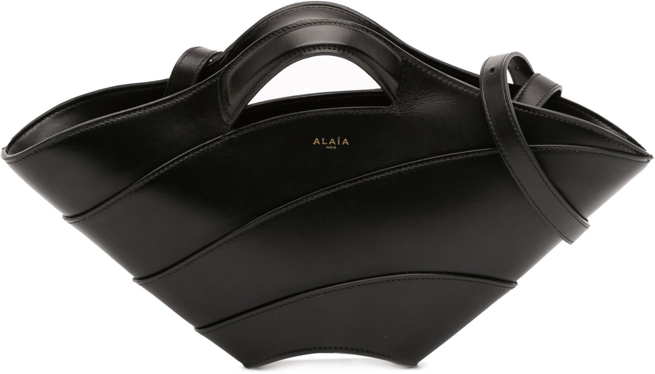 Alaïa Small Calfskin Khaima Bag Zwart