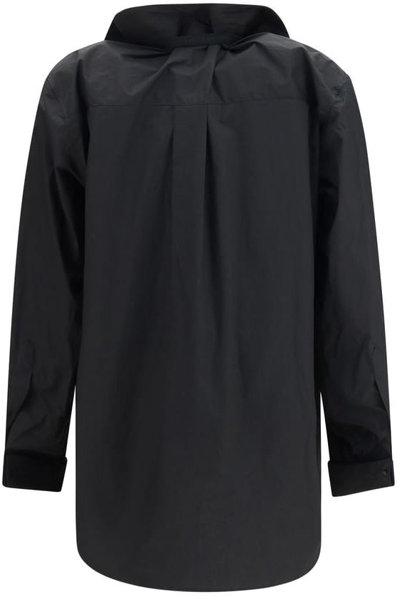 ALAINPAUL Black Cotton Shirt Zwart