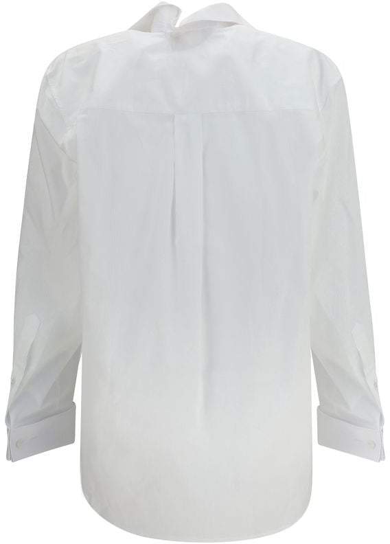 ALAINPAUL White Cotton Shirt Wit