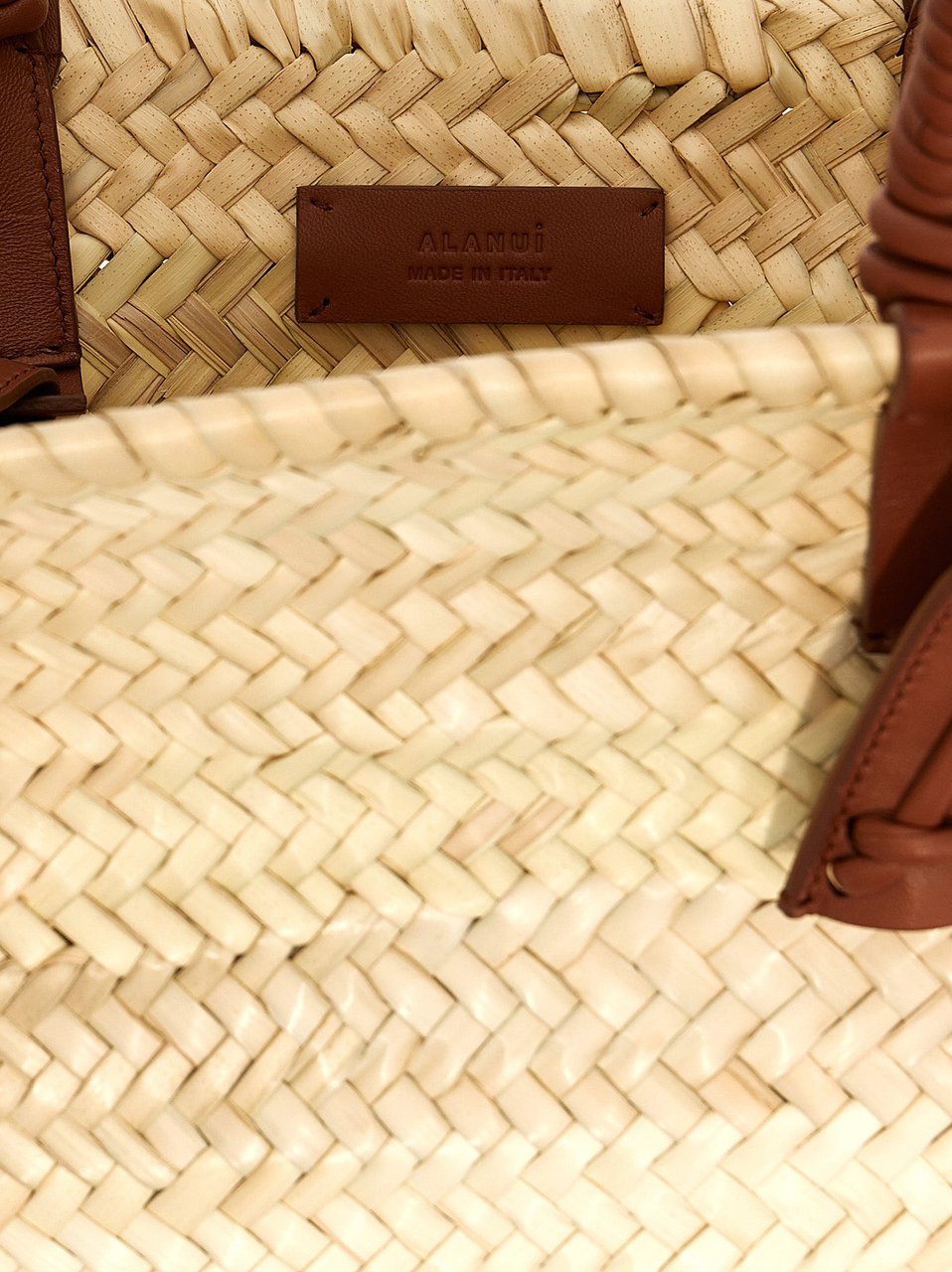Alanui Brown Marabou Handbag Bruin