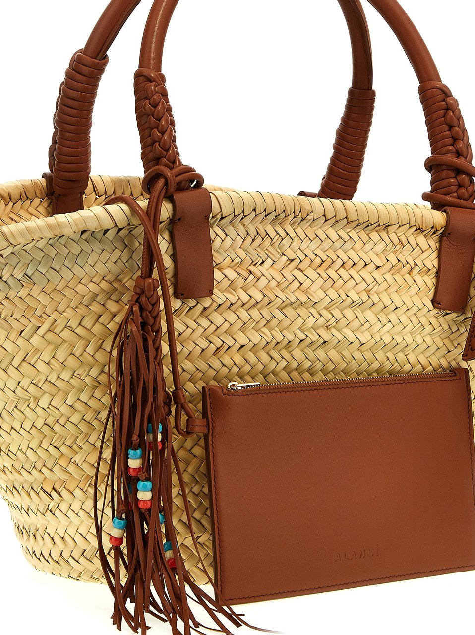 Alanui Brown Marabou Handbag Bruin