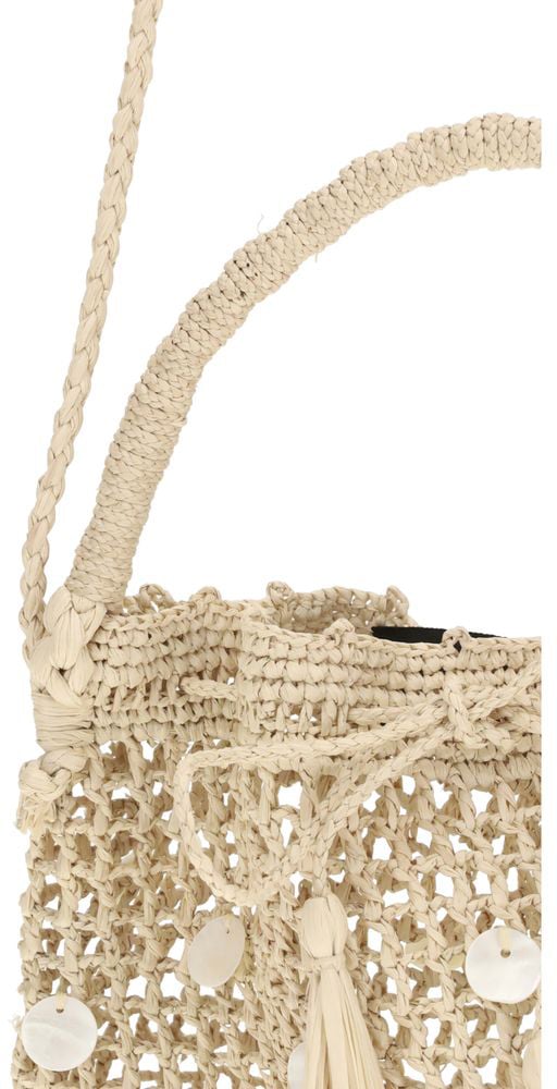 Alanui Alanui Beige Raffia Backet Bag Beige