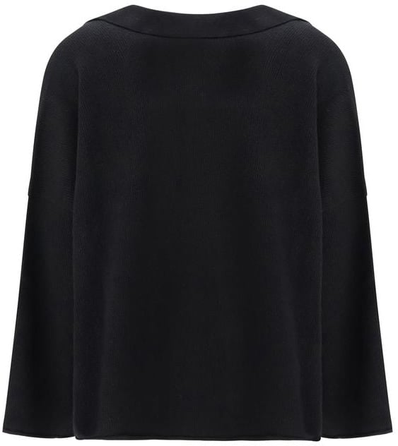 Alanui Black Cashmere Sweatshirt Zwart